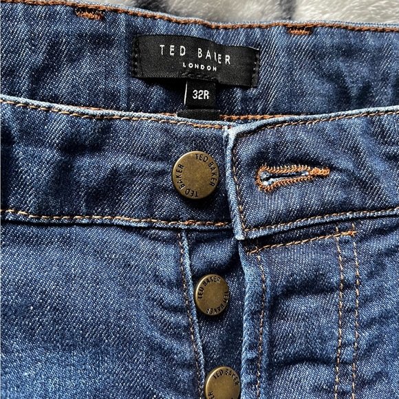 Ted Baker Blue Button Up Jeans - Picture 2 of 6